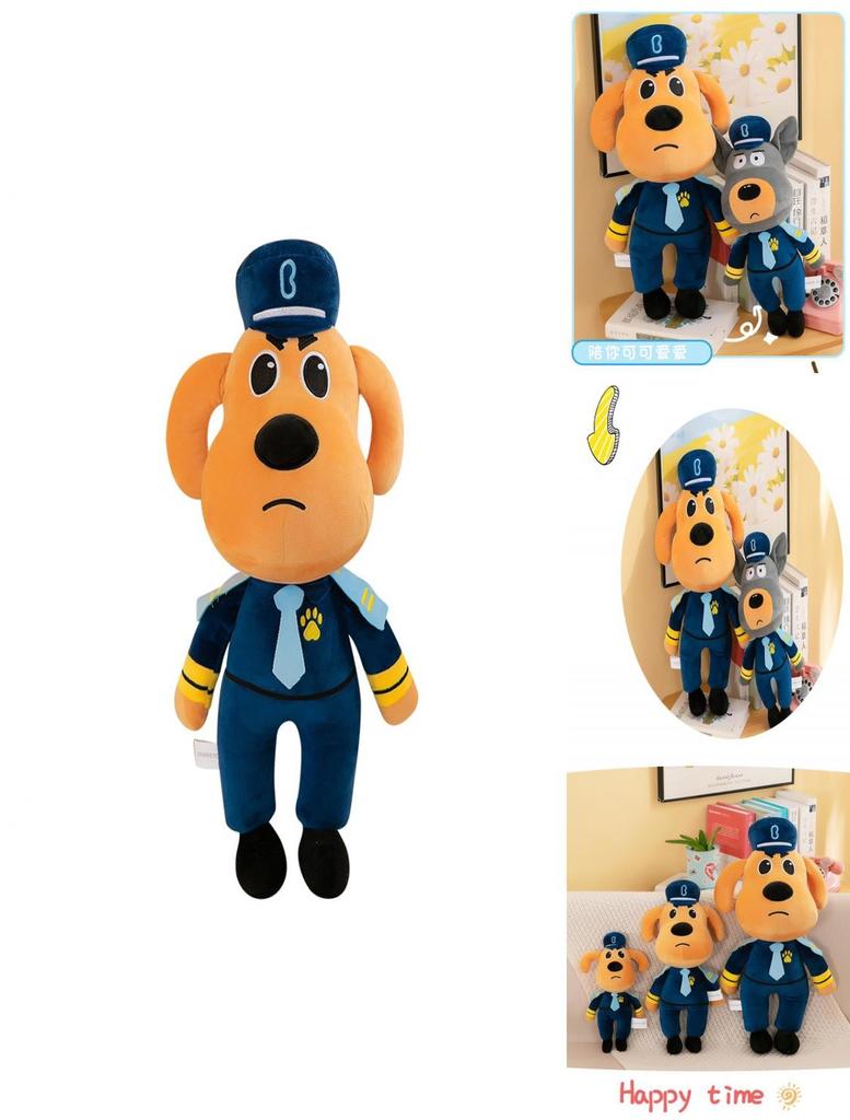 Sheriff Labrador Plüschtier Weiches und Kuscheliges Stofftier Gelb/grau 30cm 45cm 60cm