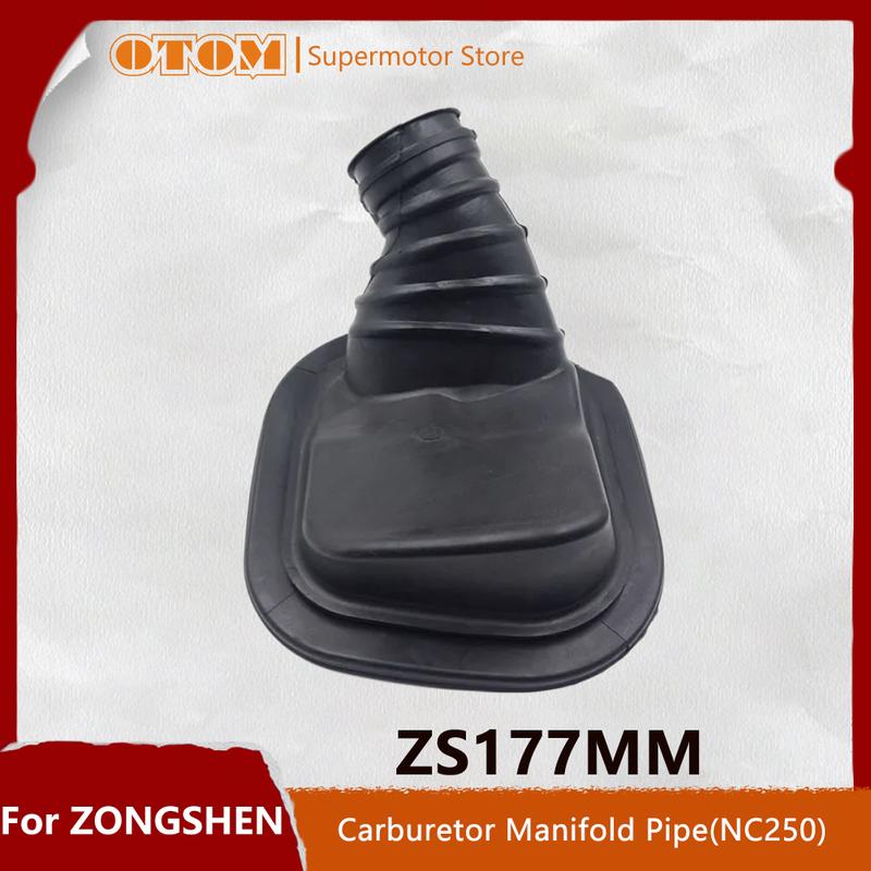 Motorcycle Accessories Air Filter Intake Hose Carburetor Manifold Pipe For ZONGSHEN ZS177MM NC250 Engine KEWS K16 KAYO Dirt Bike