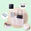 Wall Mounted Storage Boxes No Drill Cable Router Storage Boxes Shelf Wall Hangings Bracket Cable Organizer Wire Storage Boxes