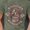 Forever Two Wheels Skull T Shirt | Motorcycle Gangs Tee | Biker Lifestyle Shirt | Rider Graphic Vintage Bike Gift for Men