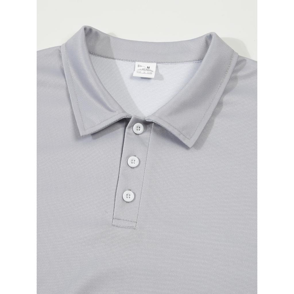 Herren Sommer Print Mode Locker Poloshirts Kurzarm Umlegekragen T-Shirt Top