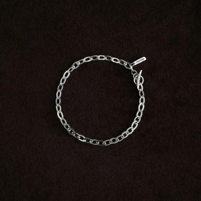 Gallete chain bracelet_Thin ver. (Silver)