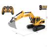 Alloy Remote Control Excavator Digger Vehicle Toy Bulldozer for Kids - Free Shipping