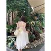 Thai holiday style halter dress women's summer niche neck collar sleeveless skirt long skirt
