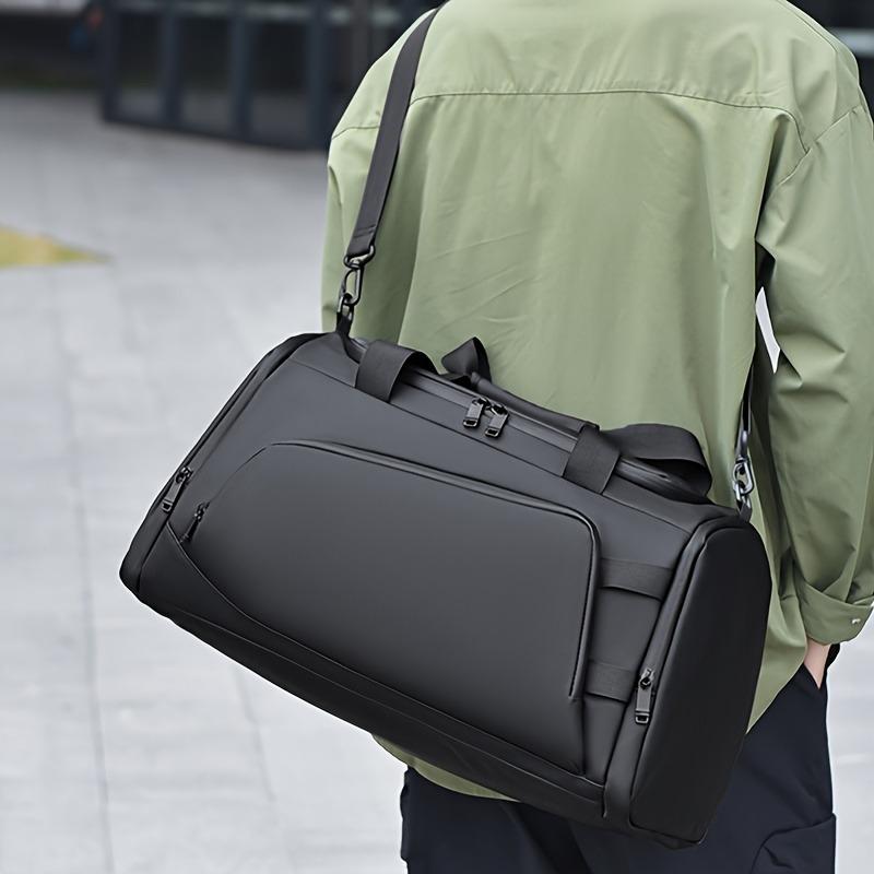 Large Capacity Versatile Duffel Bag with Multiple Compartments & Shoe Pocket,Unisex Casual Sport Fitness Bag for Gym, Travel & Overnight Trips