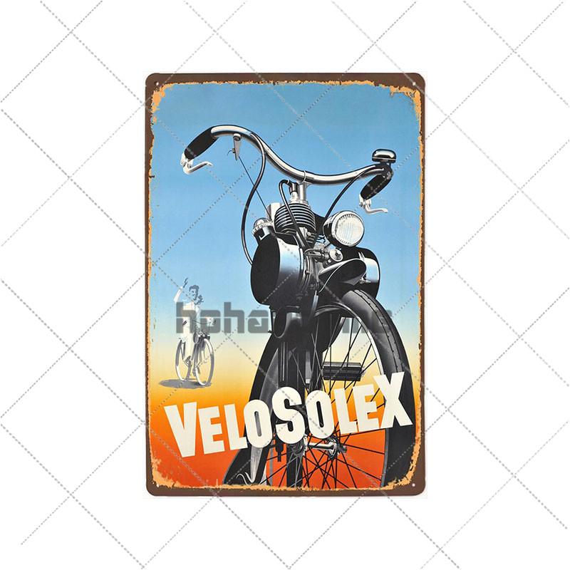 Segni Metallici Bici Vintage Poster Retro Bici da Ciclismo Decorazione Bar Pub Club Shabby Chic Pittura Artistica da Parete Targhetta 20x30cm