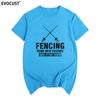 Fencing Make New Friends Tshirt Cotton Unisex T Shirt New Tee Tshirt Unisexs
