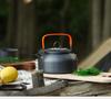 Portable Camping Cookware Set for 2-3 People - Includes Cookware, Teapot, and Utensils (DS-308)