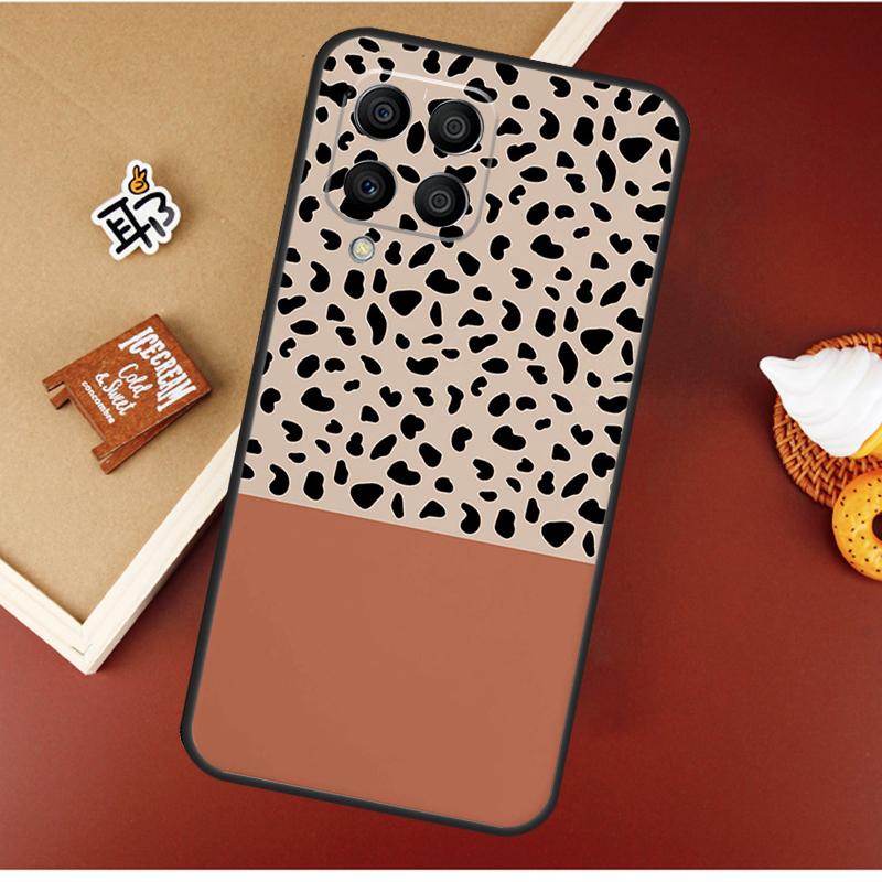 Boho Botanisches Blatt Kuh Kaktus Hülle Für Samsung Galaxy M16 M36 M56 M06 M52 M32 M12 M54 M34 M14 M35 M55 M15 M11 M31 M13 M53