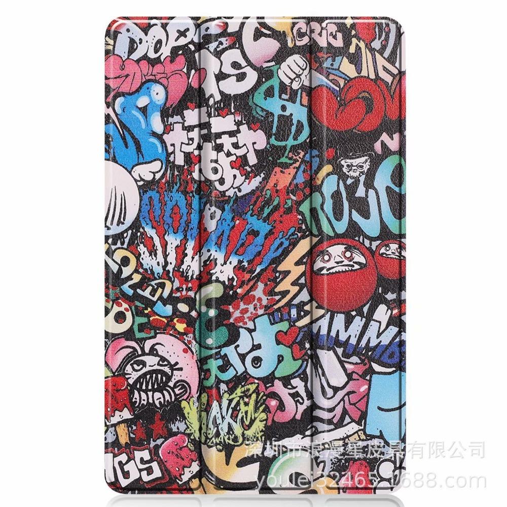 For Samsung Tab S9fe Case 2024 12.4 Inch Premium Tri Fold Stand Cover for S9 Plus S10 Tablet Protective Sleeve