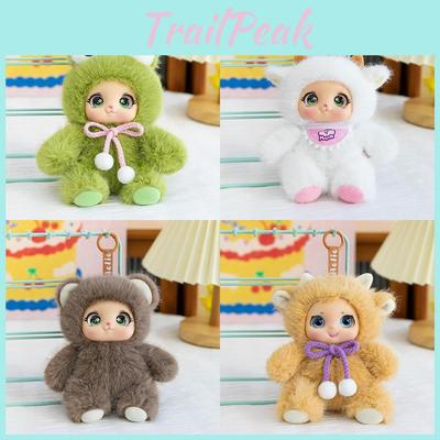 Mimia Cartoon Plush Keychain Hanging Toy For Kids And Teens With Soft Silicone Material