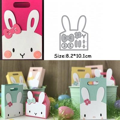 Metal Cutting Dies Rabbit Head Box Decoration Scrapbook Card Paper Craft Wedding Party Decoration