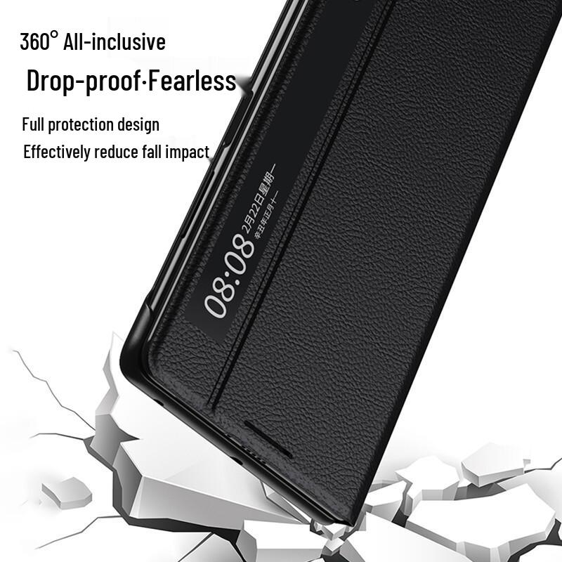 KOOLIFE Premium Leather Protective Cases for Huawei Foldable Phones