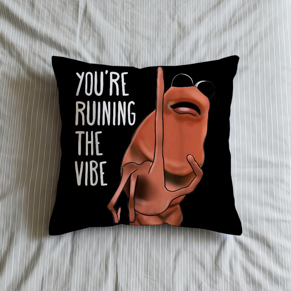 Cushion Cover Soft Case M-Marcus W-Worm For Sofa Living Room Home The Comfortable Office Decor Protective Pillow Covers