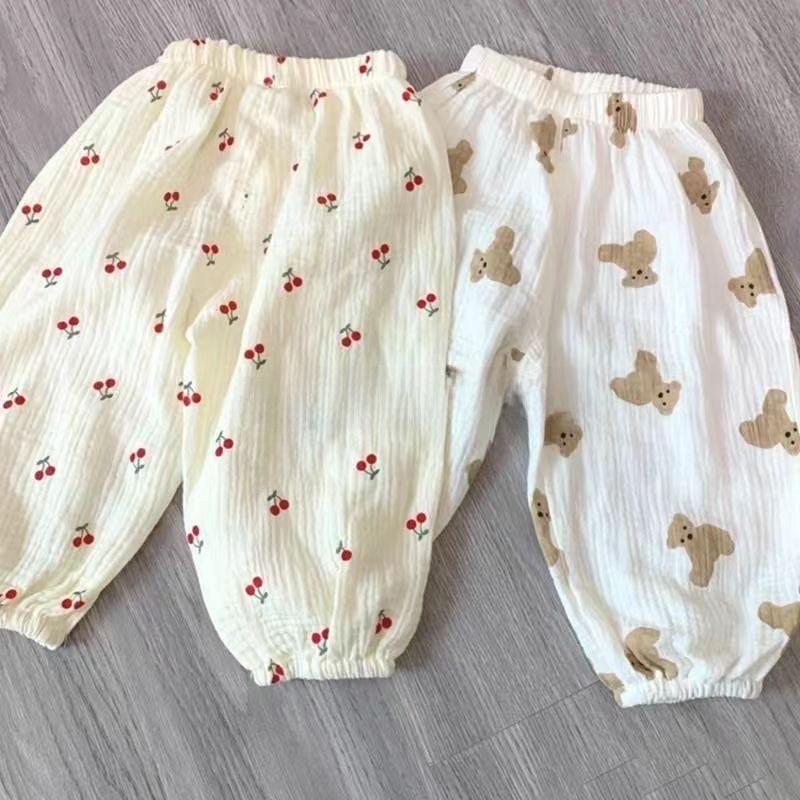 2025 Kids' Korean Anti-Mosquito Breathable Pants - Stylish, Loose-Fit Summer Fashion for Boys & Girls