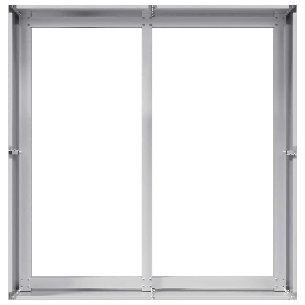 Pot 80X80X40 Cm Galvanized Steel