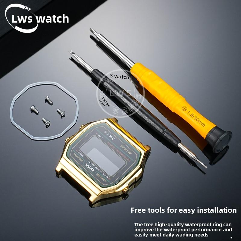 Bracelet de montre en acier inoxydable de haute qualité pour Casio A158 A159W F91W - Accessoires pour hommes