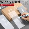 1-20Pcs White Permanent Marker Pens 0.7/1.0/2.5MM Markers Paint Pen For Plastic Leather Glass Stone Metal Art Painting Supplies