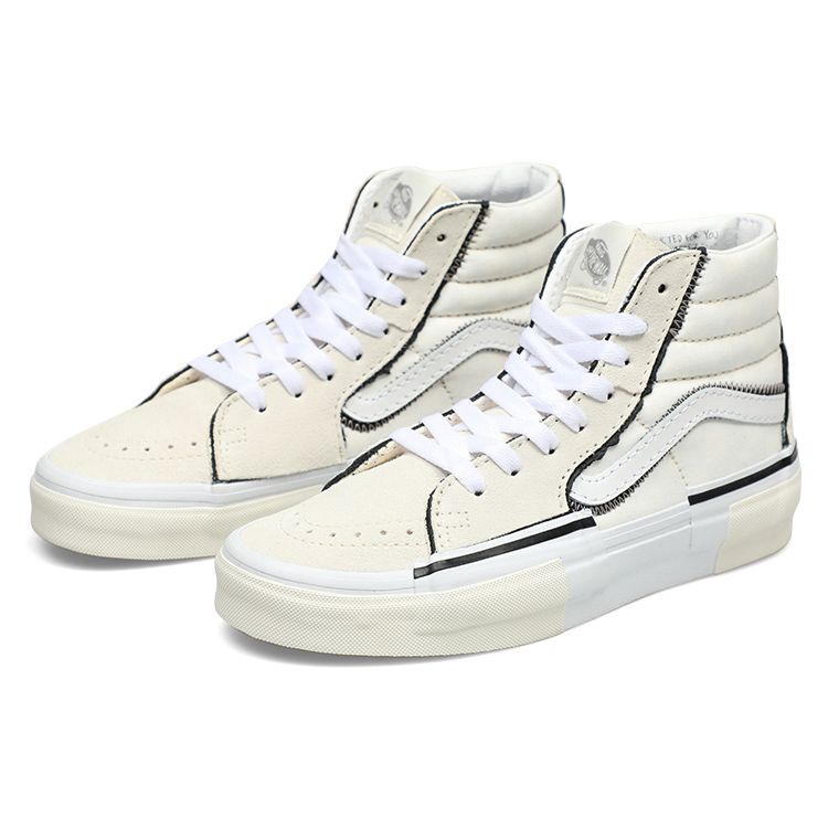 Vans Sk8-Hi Reconstruct - Marshmallow Unisex Sneakers White VN0005UKQJM