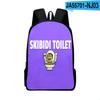 Toilet Skibidi Character School Bag With Lightweight Polyester Lining Kids For