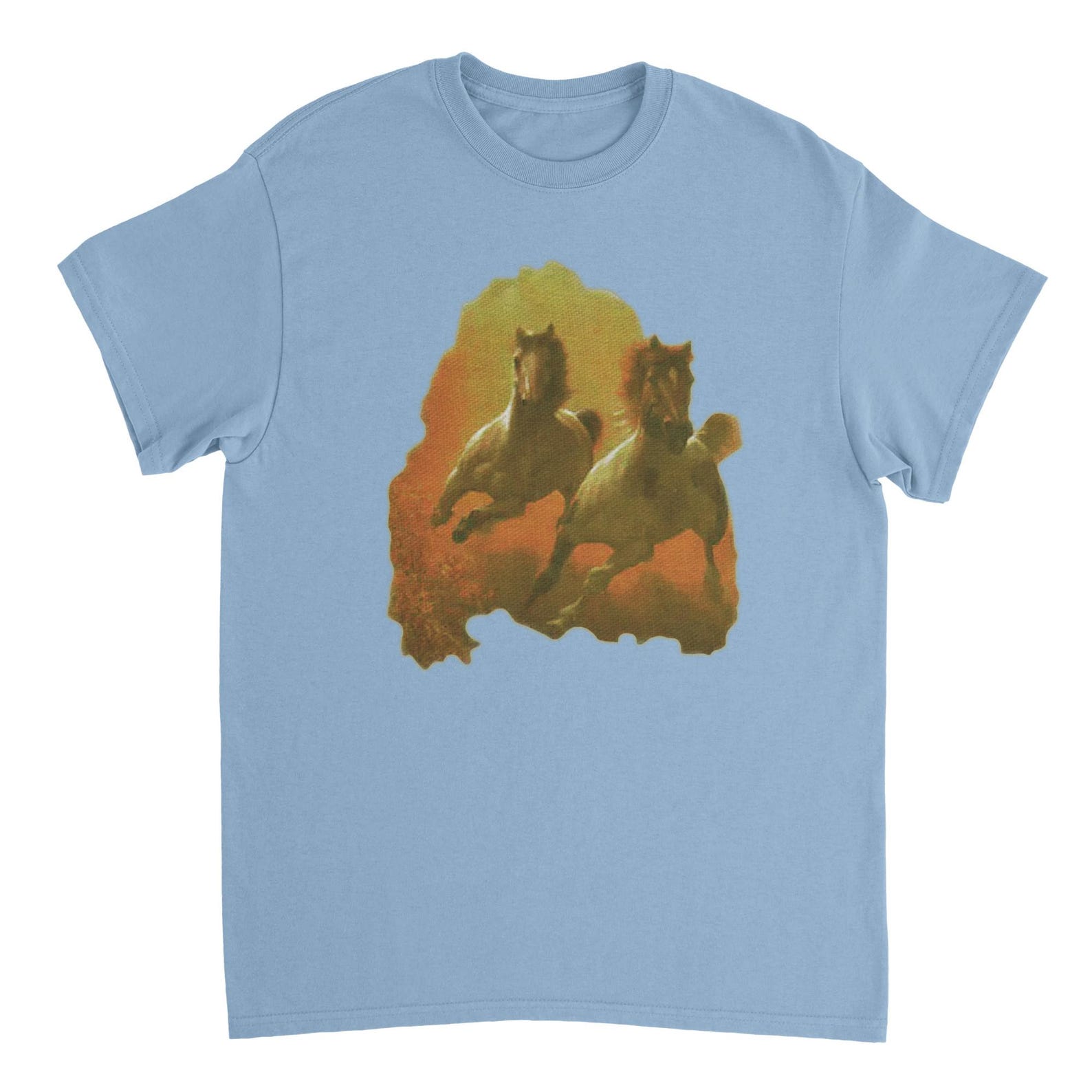 Napoleon Dynamite Movie Tee, Galloping Horses Graphic (Unisex S-XXL) S