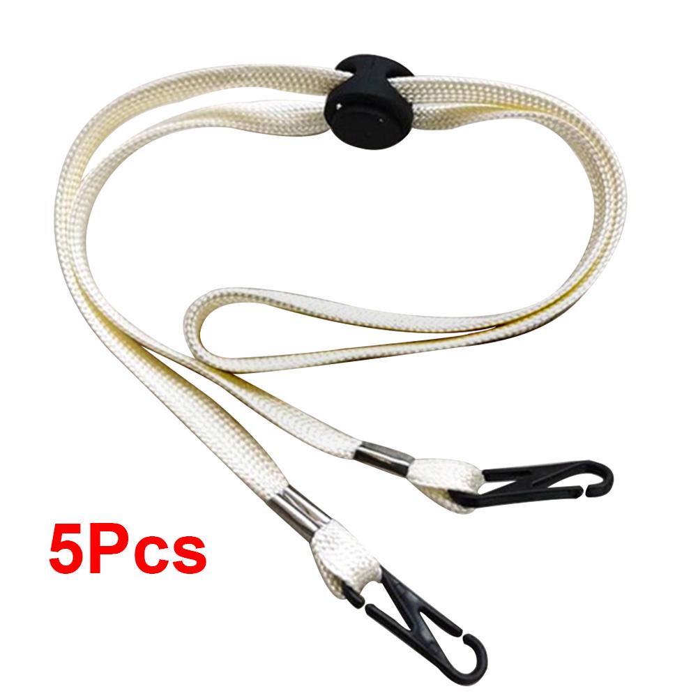 Buy 5Pcs Adjustable Mask Lanyard Neckband Convenient Buckle Bracket Holder for Face Cover