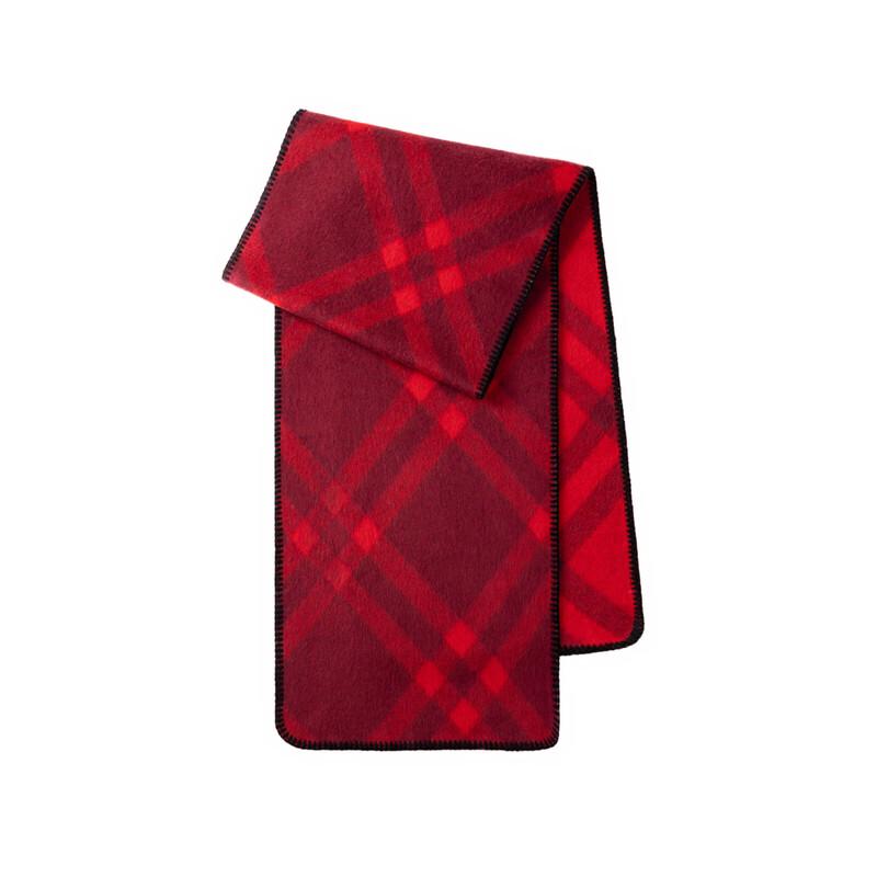 CEENIU 2024 Women's Double-Sided Plaid Wool Scarf & Shawl