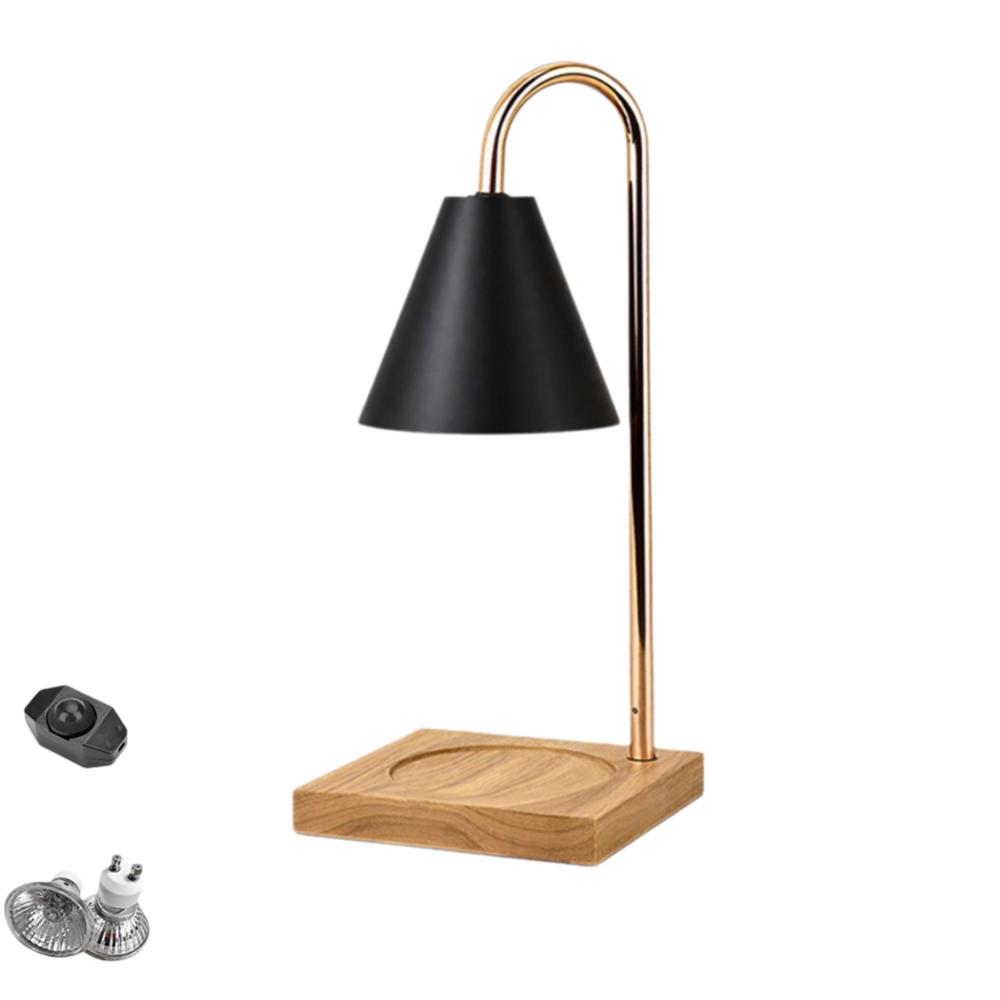 Creative LED Aromatherapy Lamp Adjustable Brightness Plug-In Table Lamp with 2 Light Bulb Home Decoration Night Light Bedroom