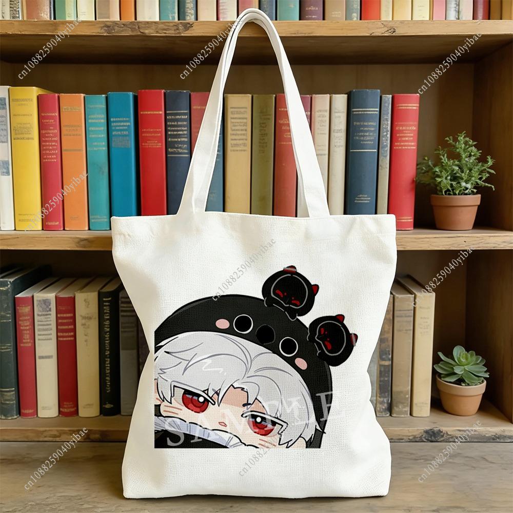 

35x40CM Love and Deepspace Sleeping Peeping Cartoon Canvas Bag Sylus Rafayel Zayne Xavier Anime Cosplay Cut Sleeping Bag for Fan
