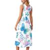 Womens Maxi Dress Boho Maxi Dress Floral Maxi Dress Long Dresses for Women Sleeveless Summer Maxi Dress Casual Style