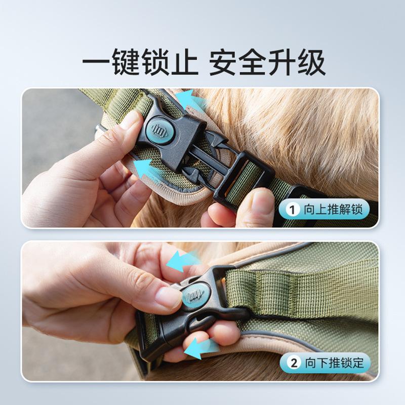 Large Dog Leash Large Dog Out Chest Strap Dog Chain Collar Satsuma Golden Retriever Dog Walking Leash Pet Supplies