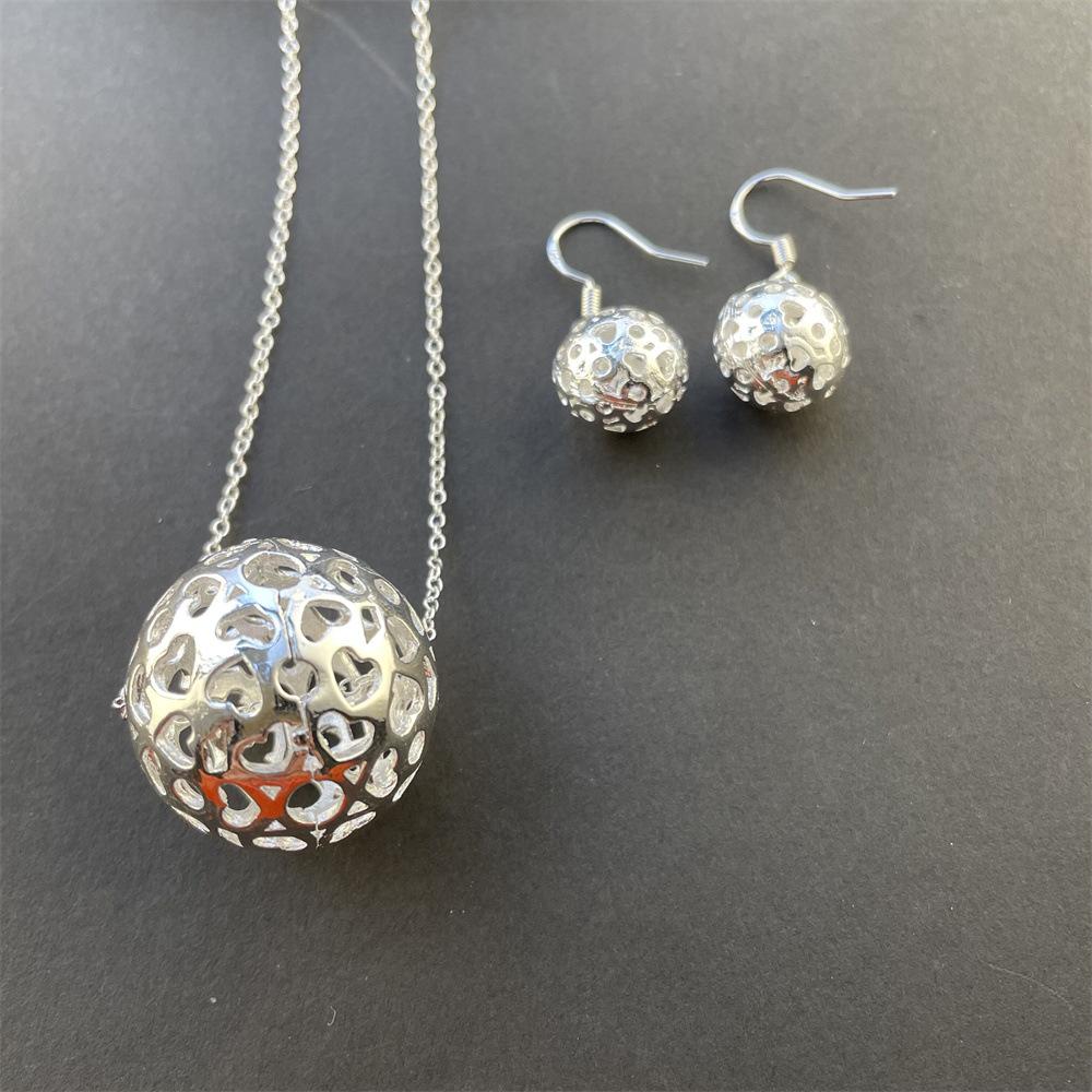 Set Colier cu Pandantiv Lingling din Cupru pentru Tenis și Cercei Accesorii