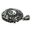 [Cenote] Yin Yang Tai Chi Drachen- und Phönix-Anhänger [Silber 925 Accessoire] p0340