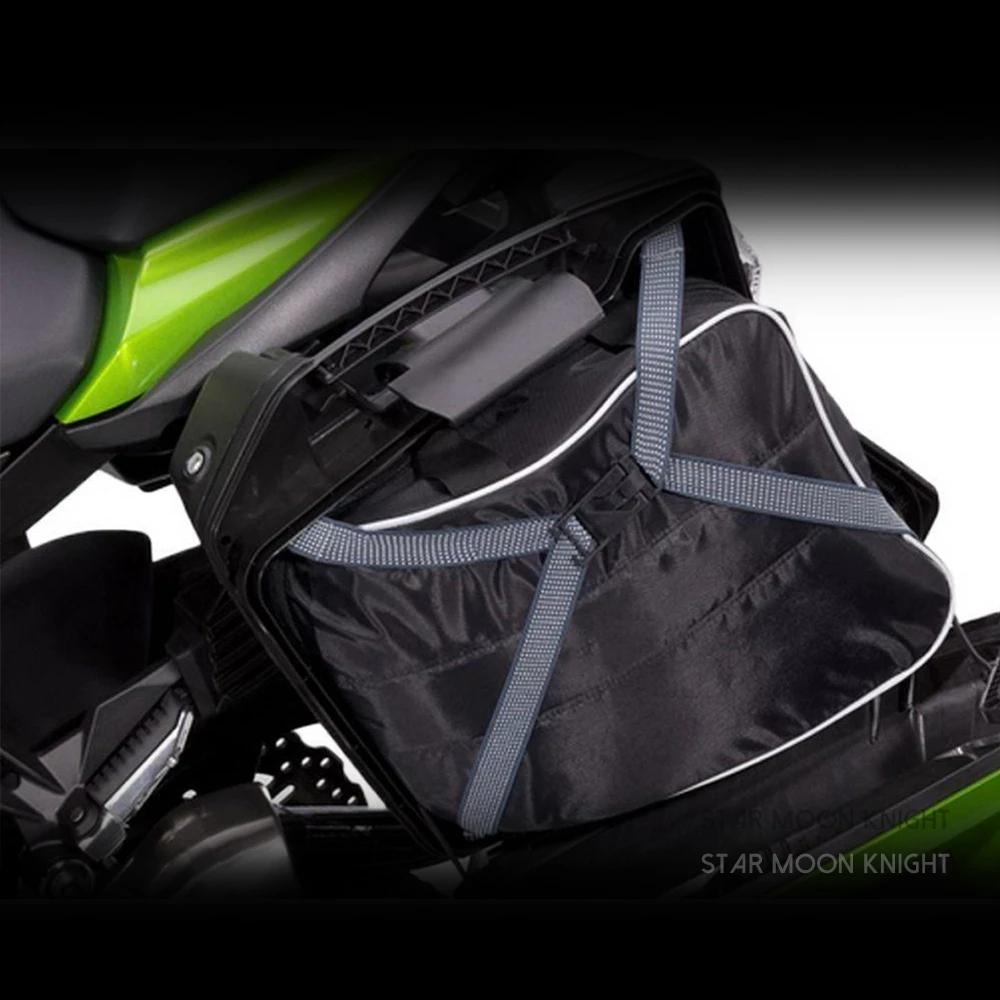 For Kawasaki Versys 1000 650 Versys650 Ninja 1000 H2 SX Motorcycle SaddleBag Travel Waterproof Inner Luggage Bag For KQR