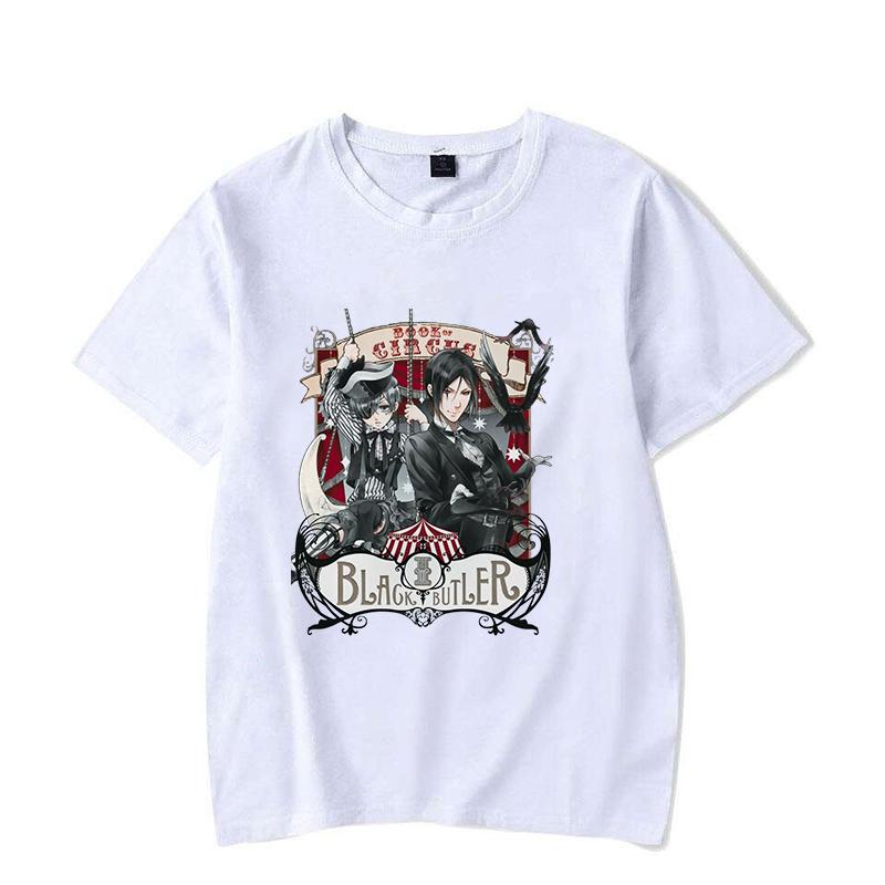 Hot Black Butler Graphic T Shirt Women's Men's Fashion T-shirts Short Sleeve Shirts Summer T-shirts Plus Size Tops Cool T Shirts
