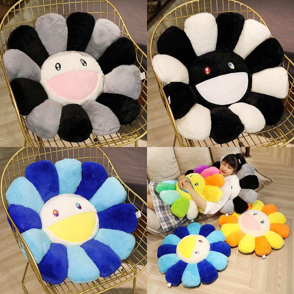 Joyful Takashi Murakami Rainbow Flower Pillow Plush Colorful Stuffed Toy Ideal For Gifting