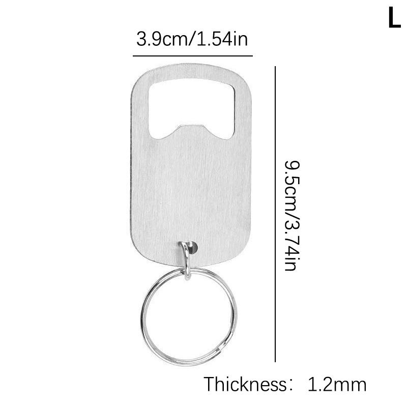 

Творческий открывалка для бутылок из нержавеющей стали, простая открывалка для газированных напитков, многофункциональная открывалка для банок пива и напитков L