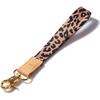 DQL gifts for women short lanyard for keys, cute leopard pattern wrist keychain lanyard for keys, key chain wristlet for women(LEOPARD)