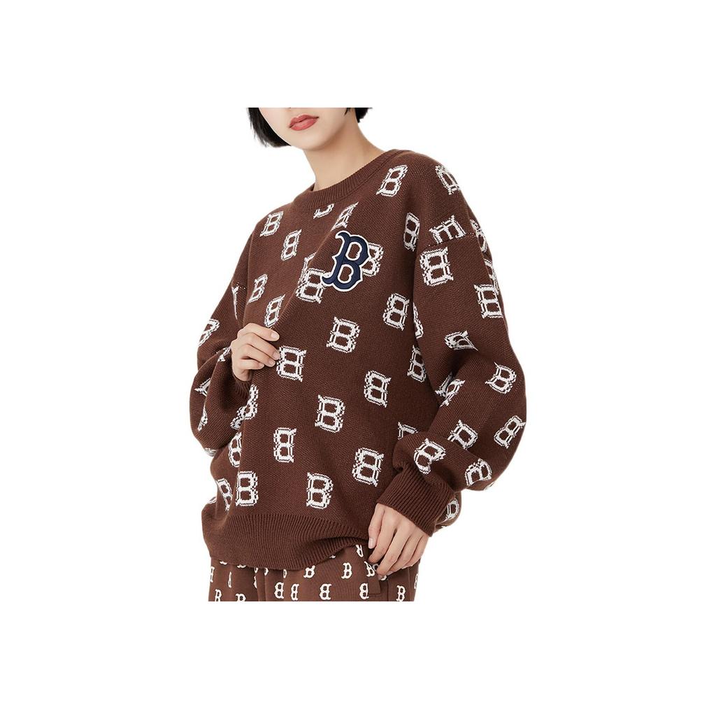 New MLB Sweaters Unisex Dark Brown 3AKPM0126-43BRD