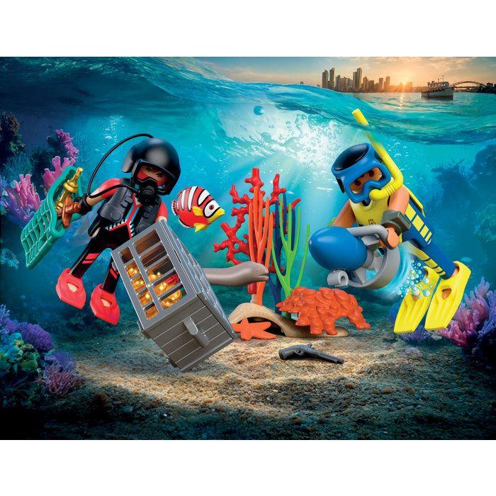 Playmobil 72078 Policiers plongeurs et trésor