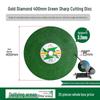 Gold Diamond 14"-16" Cutting Disc, 350mm Metal & Stainless Steel Grinding Wheel for Cutting Iron & Steel, 400mm Sanding Saw Blade