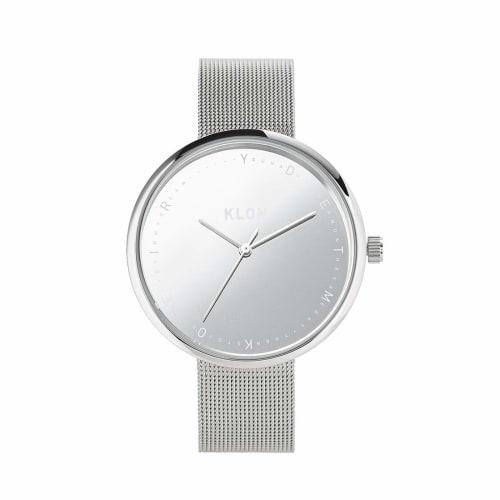 

KLON MANYO simply 11Y2813 38mm Silver Wristwatch for Men and Women, Simple Mirrored Finish