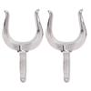 2PCS Boat Row Lock Heavy Duty Universal Fit 1 2in Shaft 316 Stainless Steel Oarlock for Marine Water Raft Kayak