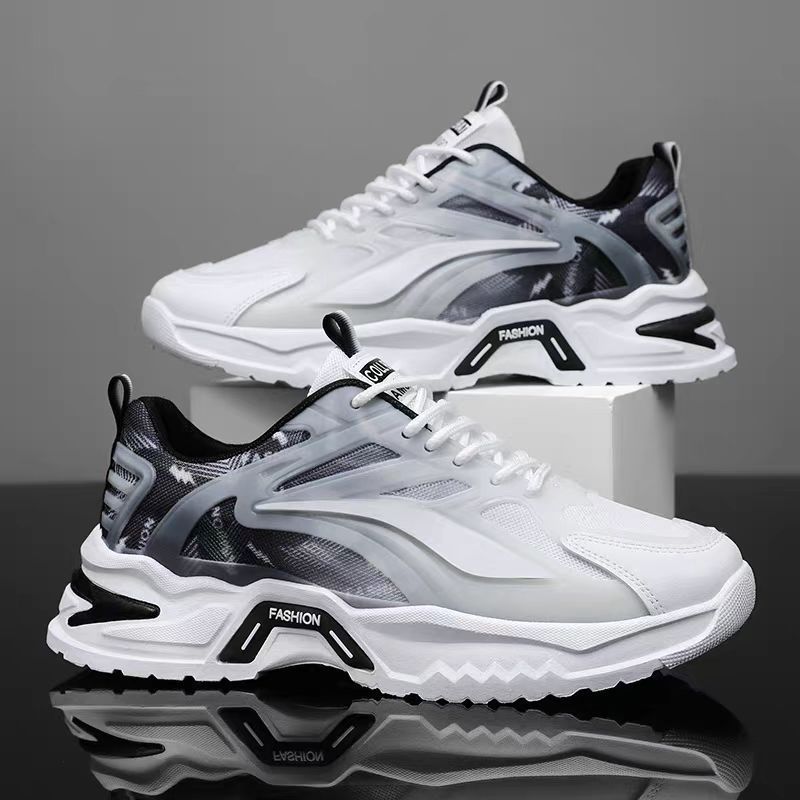 Modne Męskie Buty Sportowe Codzienne Wygodne Oddychające Buty Sportowe na Siłownię Męskie z Amortyzacją Wsparcie Buty do Biegania Buty Treningowe Tenisowe