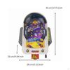Tabletop Pinball Machine SpaceThemed Game ArcadeStyle Toy for Kids, Families, Playroom,