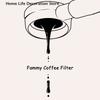 100pcs Espressos White Filter Papers 54/56/60/62/64/68mm Replacement Coffee Paper Round Coffee Filter Papers for Espressos Maker