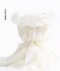1pc Sweets Princess Skirt Elastic Packaging Film, Floral Yarn Pearl Silk Flower Wrapping Paper Materials for Bouquet Flower Shop