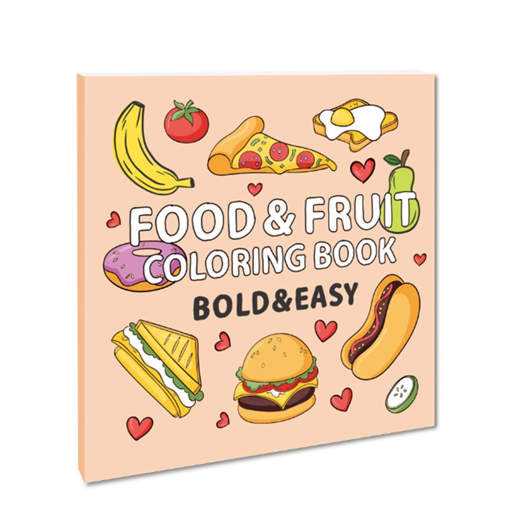 Delicious Food Coloring Book 50 Fun Delicious And Varied Food Coloring Books Perfect For Birthdays And Holidays