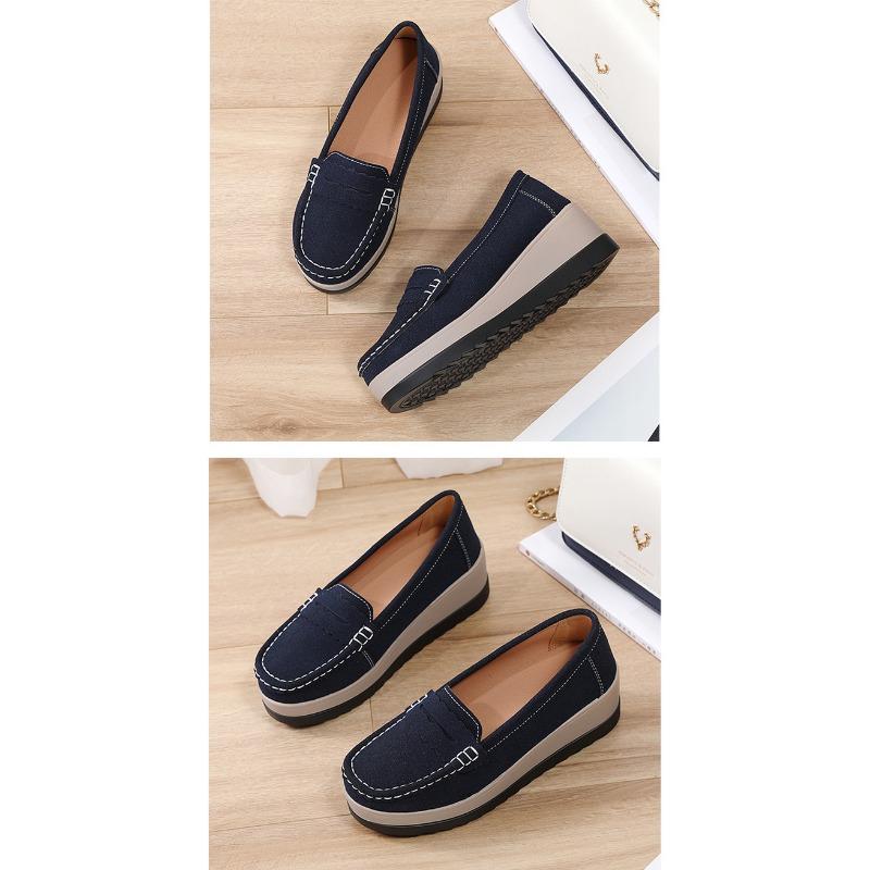 Plus-size New Thick-soled Casual Shoes, Sponge Shoes for Women