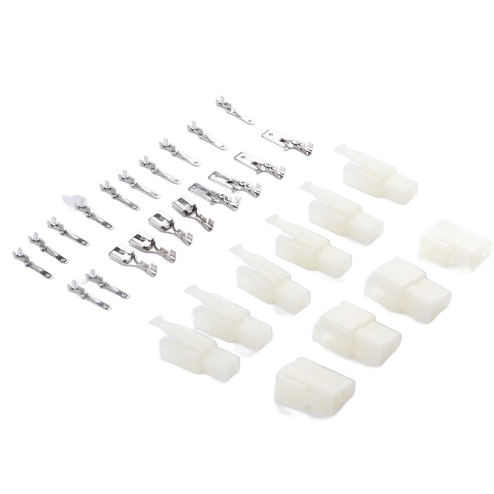 2 Set 2 Pin Connector Pin Set Female Male Connector Pin Controller Plug Connector  Motorbike